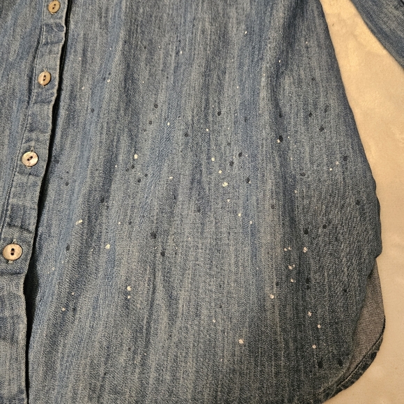 J Jill denim top - Picture 2 of 9